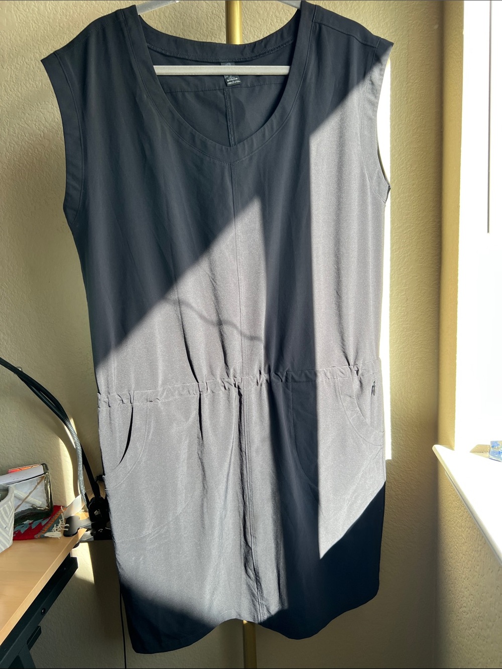 Prana Black Sleeveless Everyday Activewear performance Dress Large